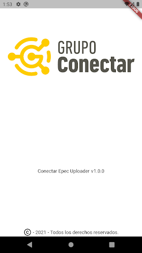Conectar Epec Uploader Screen 2