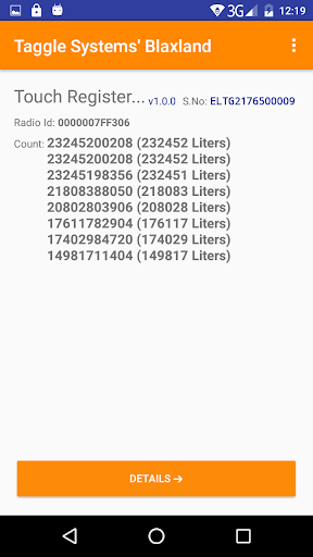 Android application V200HT screenshort