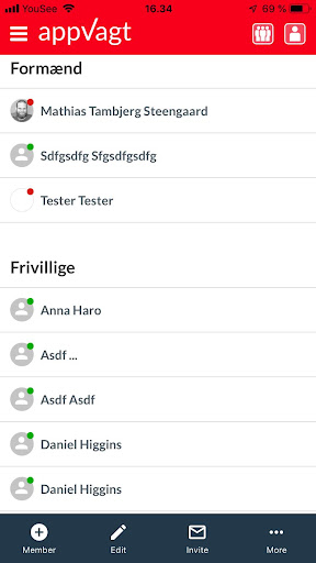 Android application AppVagt screenshort