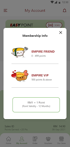 Empire Sushi Screen 2