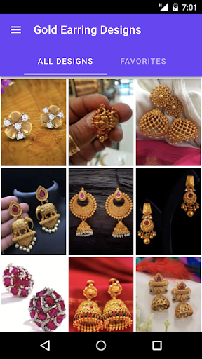 Gold Earring Designs Screen 3