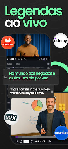 Visualização do aplicativo