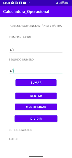 Android application Calculadora Vichilin screenshort
