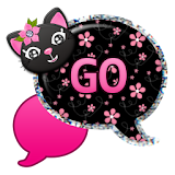 GO SMS - Kitty Flower Cat icon
