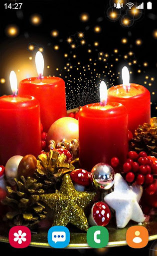 Android application Christmas Night Live Wallpaper screenshort