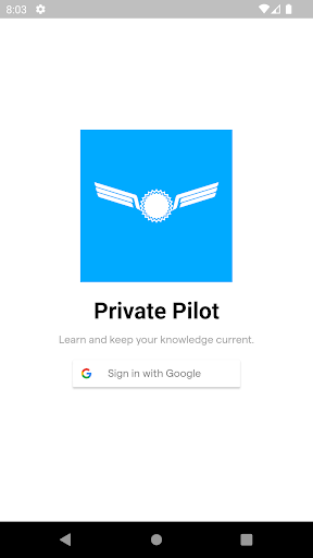Android application Private Pilot screenshort