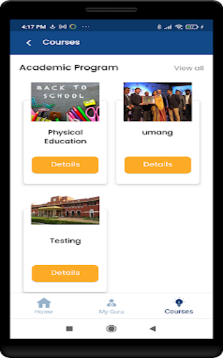 Schoolforme(StudentApp) Screen 2