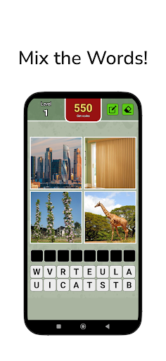 Android application 4 photos: 1 word plus screenshort
