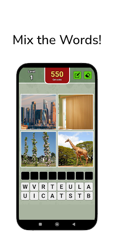 4 photos: 1 word plus - Screenshot 1