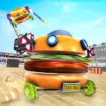 Cover Image of Baixar Gangster Burger Derby : Burger Demolition Derby 1.2 APK