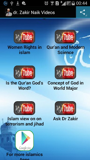 dr. Zakir Naik Videos