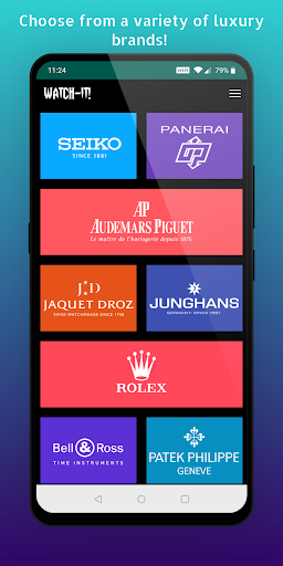 Android application Luxury Watches Live Wallpapers screenshort