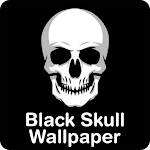 Cover Image of Tải xuống black skull wallpaper  APK