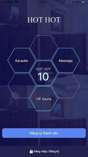 Android application HOTHOT - Tìm Karaoke & Massage screenshort