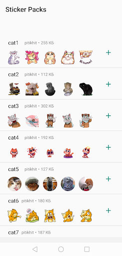 Котики стикеры Screen 2