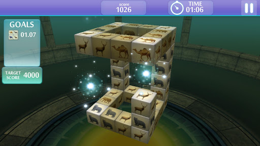 Mahjong Solitaire 3d : Animal Screen 3