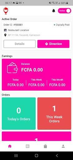Android application LuluEats|Vendor screenshort