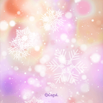 Cover Image of Unduh 카카오톡 테마 - 겨울 눈꽃_핑크 솜사탕 (카톡테마)  APK