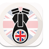 UK Flag Zipper Lock icon