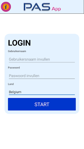 PAS app Screen 3