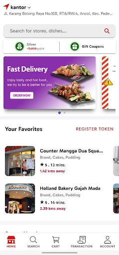 Android application Holland Bakery - Shop & Reward screenshort