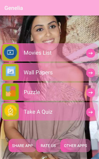 Android application Genelia Movies-Wallpapers screenshort