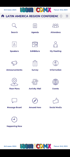 IAOM Events Screen 3