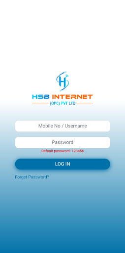 HSB Internet Service Screen 2