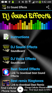 Efectos de sonido DJ