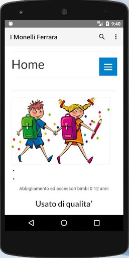 Android application I Monelli Ferrara screenshort