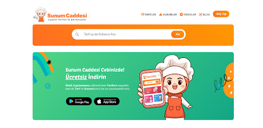 Sunum Caddesi -Yemek Tarifleri Screenshot