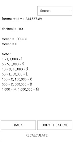 Formula Calculator Screen 3