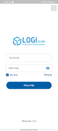 Android application LOGI.click screenshort