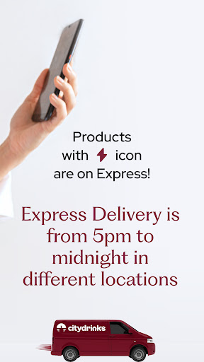 CityDrinks - Beverage Delivery Screen 2