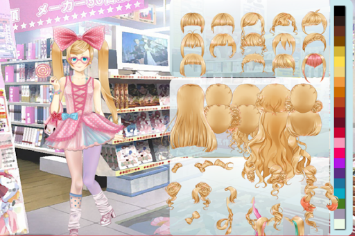 Anime Girl Avatar And Dress Up Screen 3