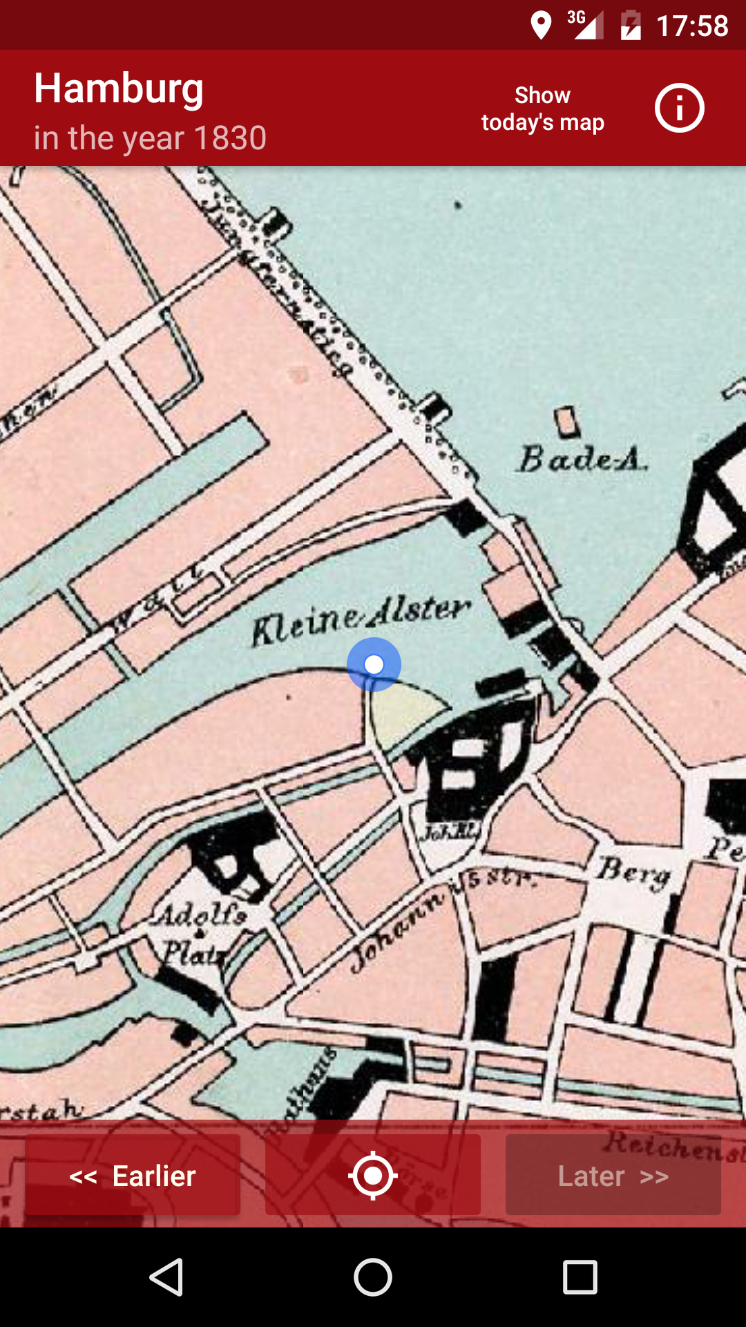 Android application Hamburg – Historical Atlas screenshort