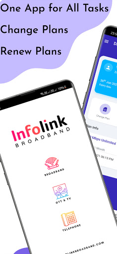Android application Infolink Broadband screenshort