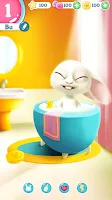Captura de pantalla de Bu conejo Mascota virtual APK #2