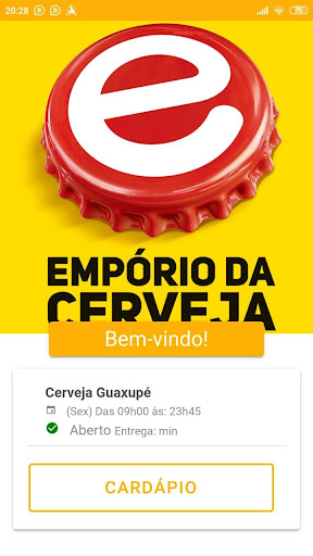 Android application Cerveja Guaxupé screenshort