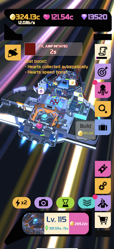 Idle FTL Starship Screen 3