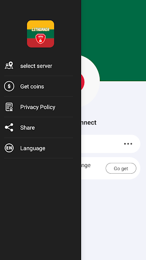 Android application VPN Lithuania - Use LT IP screenshort