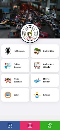 Android application Harran Sürücü Kursu screenshort