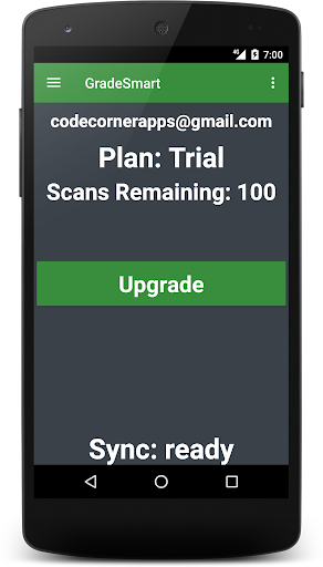 Android application GradeSmart screenshort