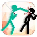 Stick Men Fighting - Multiplayer Ninja Fight Game icon
