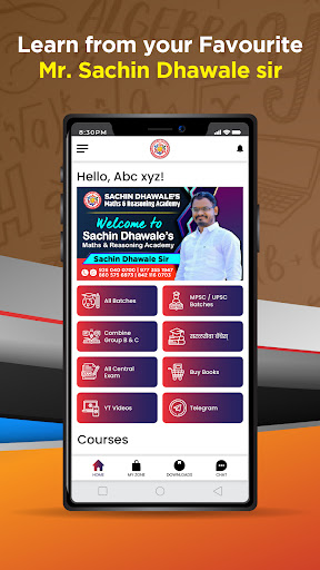 Sachin Dhawales Maths/Reasoni Screen 3