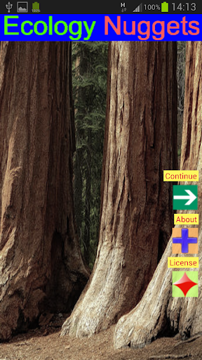 Android application Ecology Nuggets screenshort