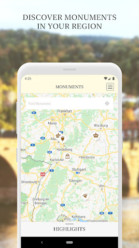 Android application Monument BW screenshort