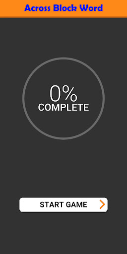 Android application Across Block Word screenshort