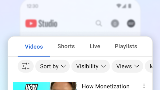 تحميل YouTube Studio 22.45.100 للأندرويد مجاناً Gallery 3
