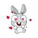Cute Bunny Stickers WASticker - Androidアプリ